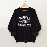 Burpees for Breakfast Vintage Gym Sweatshirt