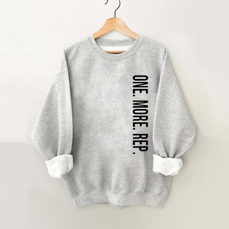 One. More. Rep. Vintage Gym Sweatshirt