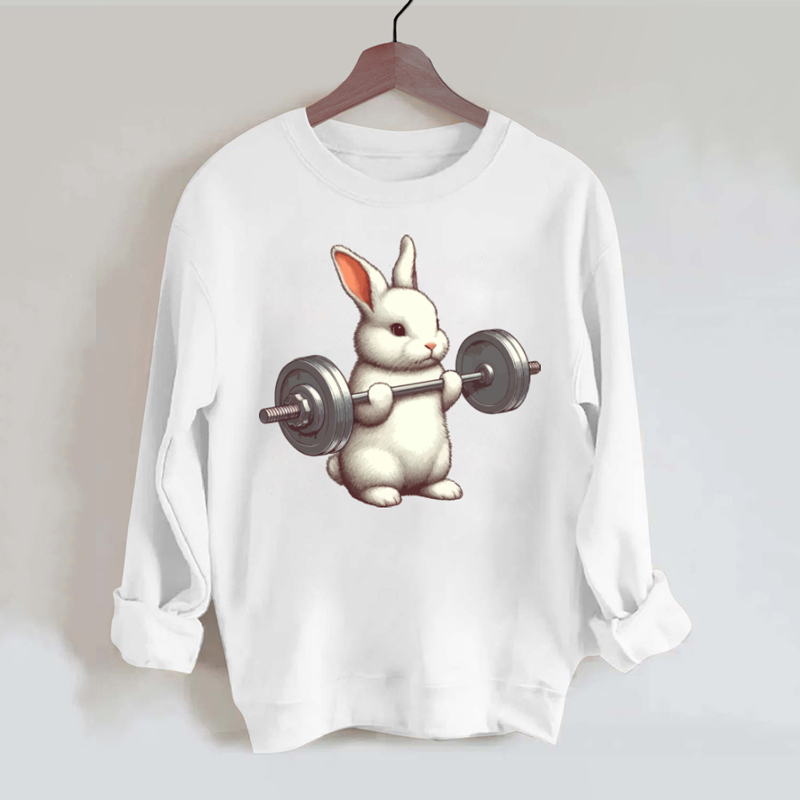 Weightlifting Rabbit Gym Sweatshirt
