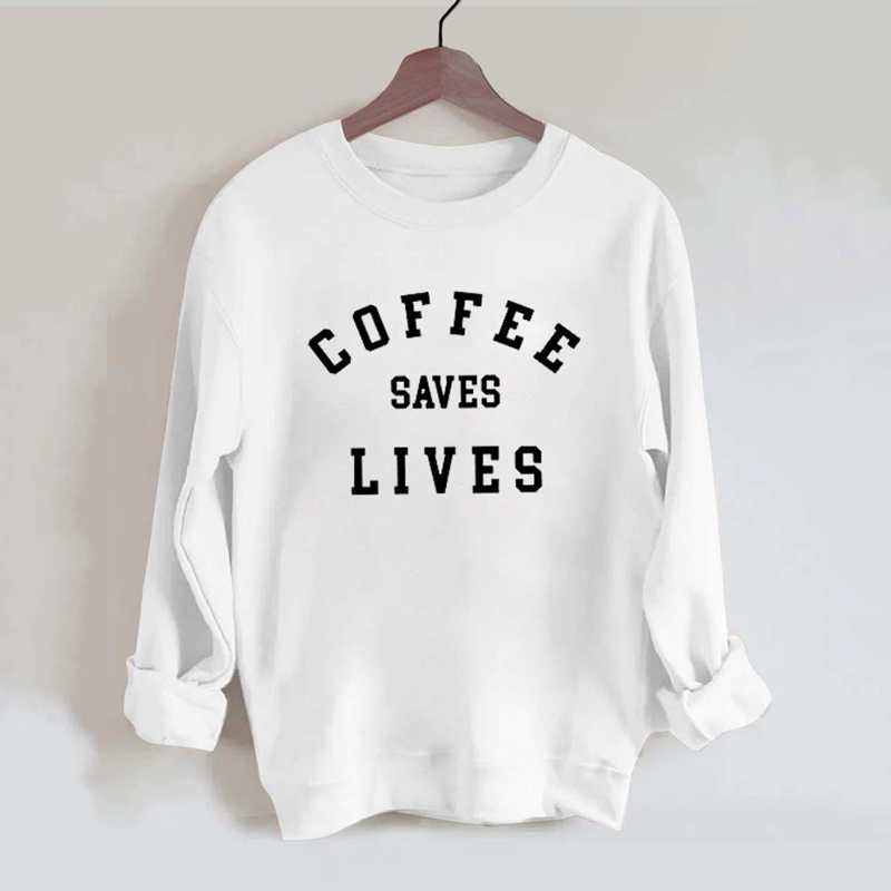 Coffee Saves Lives Vintage Gym Sweatshirt
