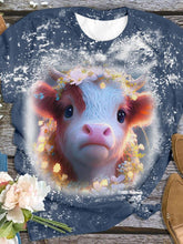 Highland Cow Tie Dye T-shirt