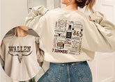 Retro Wallen Western Sweatshirt