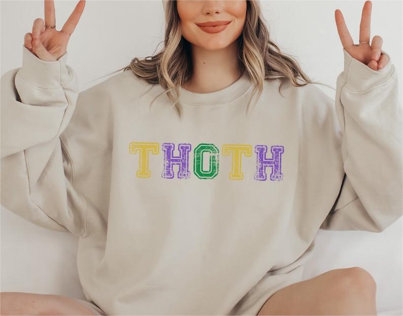 THOTH  Mardi Gras Sweatshirt