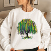 Mardi Gras Tree Sweatshirt