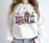 Mardi Gras Drink Sweatshirt