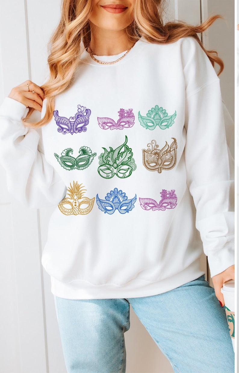 Mardi Gras Sweater