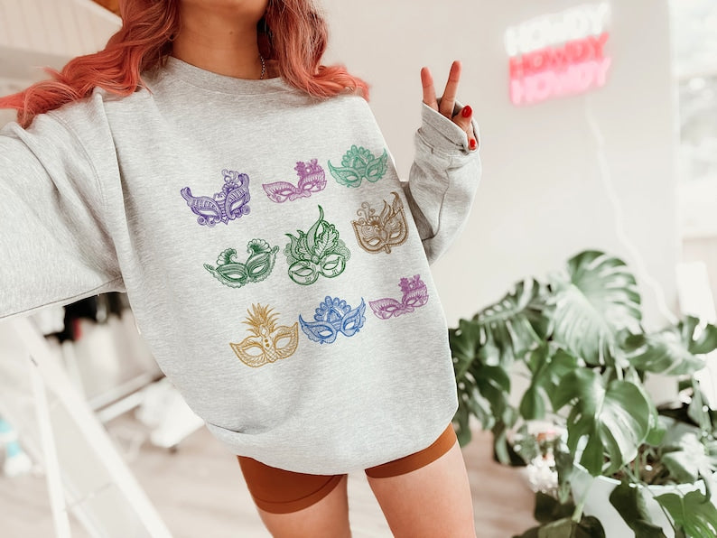 Mardi Gras Sweater
