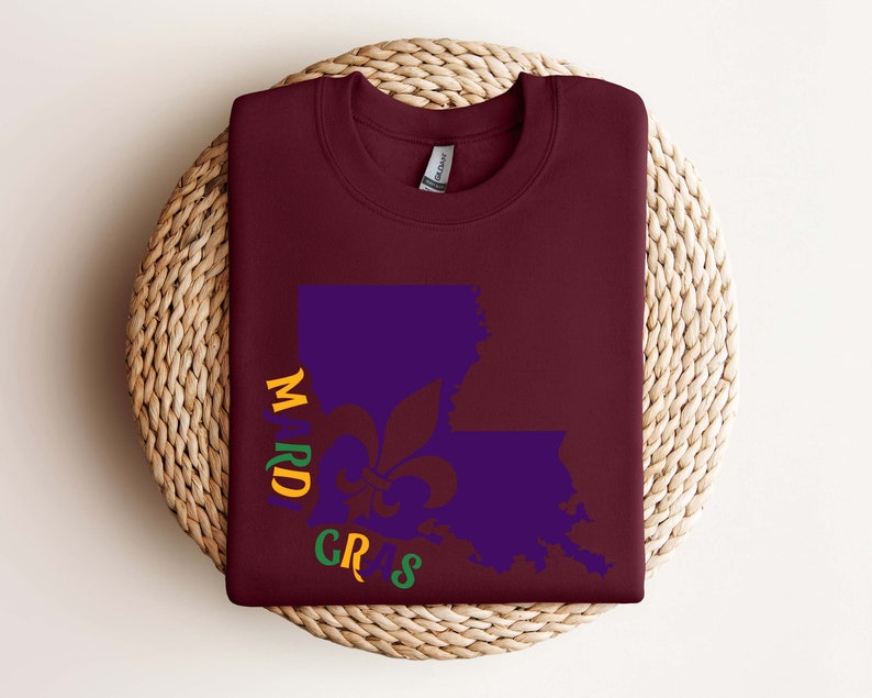 Louisiana Mardi Gras Sweatshirt