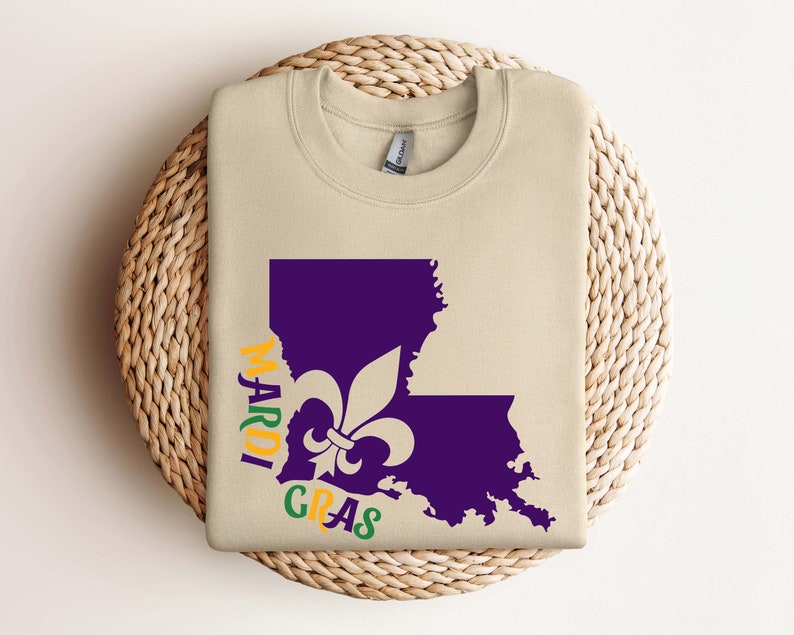 Louisiana Mardi Gras Sweatshirt