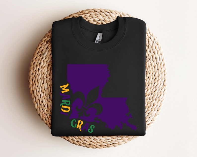 Louisiana Mardi Gras Sweatshirt