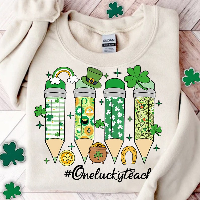 One Lucky Teacher St.Patrick's Day Sweatshirt