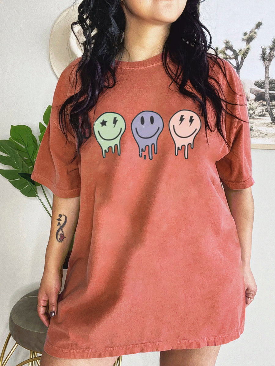 3 Melting Faces Tee