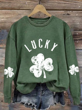 Eagerlys Women'S St Patrick's Day Printed Sweatshirt