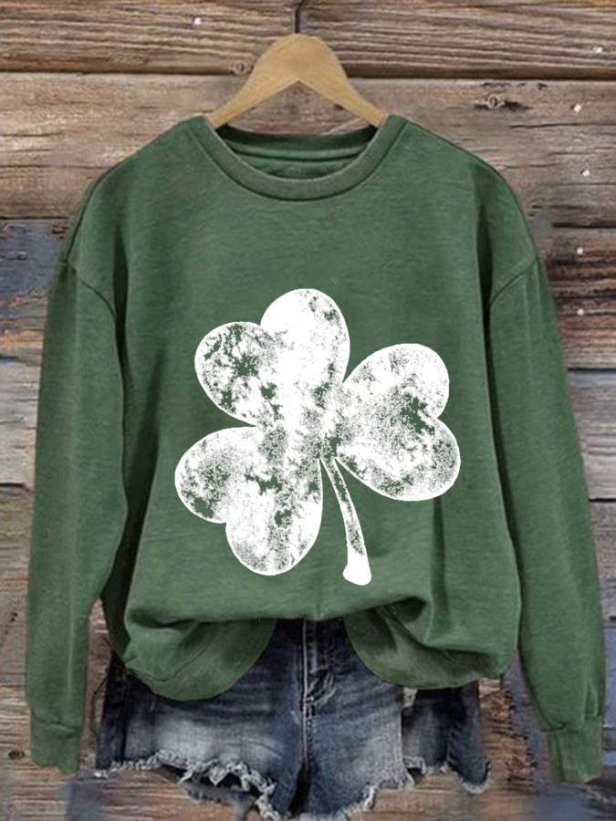 Eagerlys Women'S St Patrick's Day Printed Sweatshirt