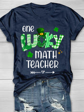 Eagerlys Patricks Day Math Teacher T-shirt-6