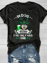 Eagerlys Husky In Dog Beers I've Only Had One Short Sleeve T-shirt