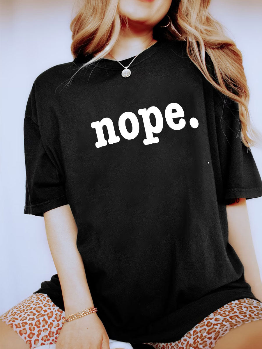 Nope. Tee