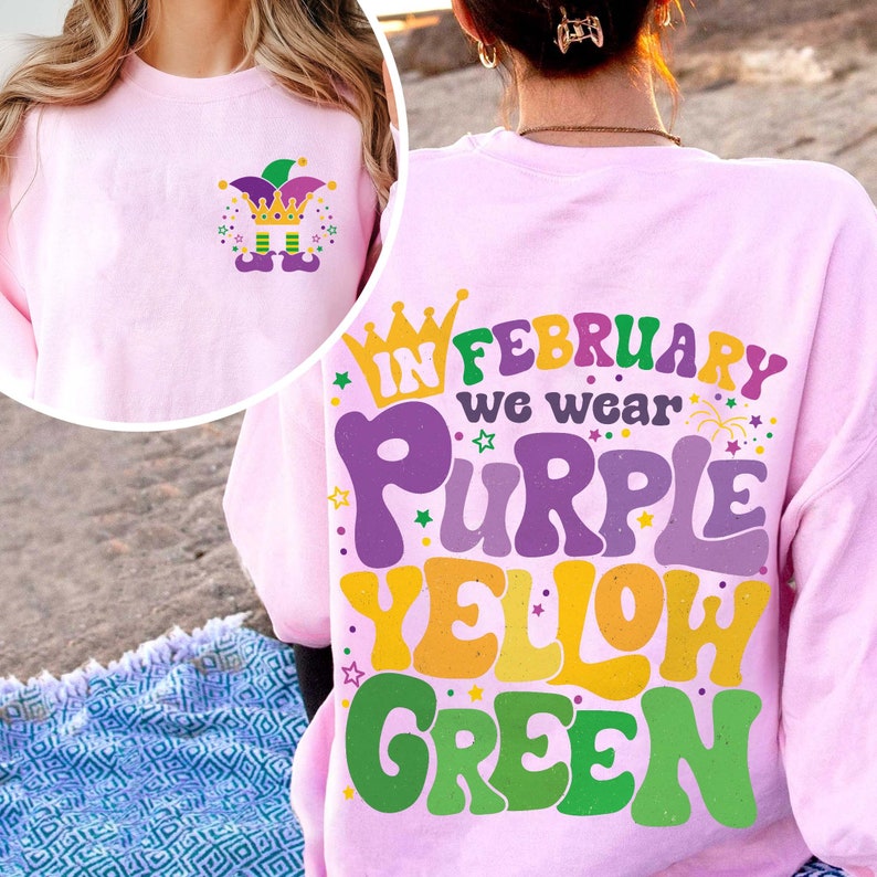 Mardi Gras Sweatshirt