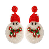 Christmas  Snowman Earrings