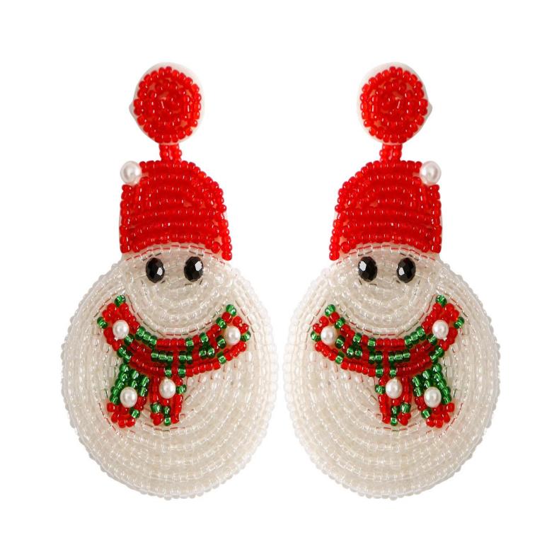 Christmas  Snowman Earrings