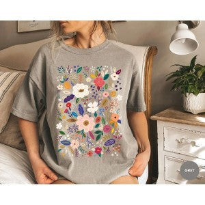 Vintage Wildflower Floral T-Shirt