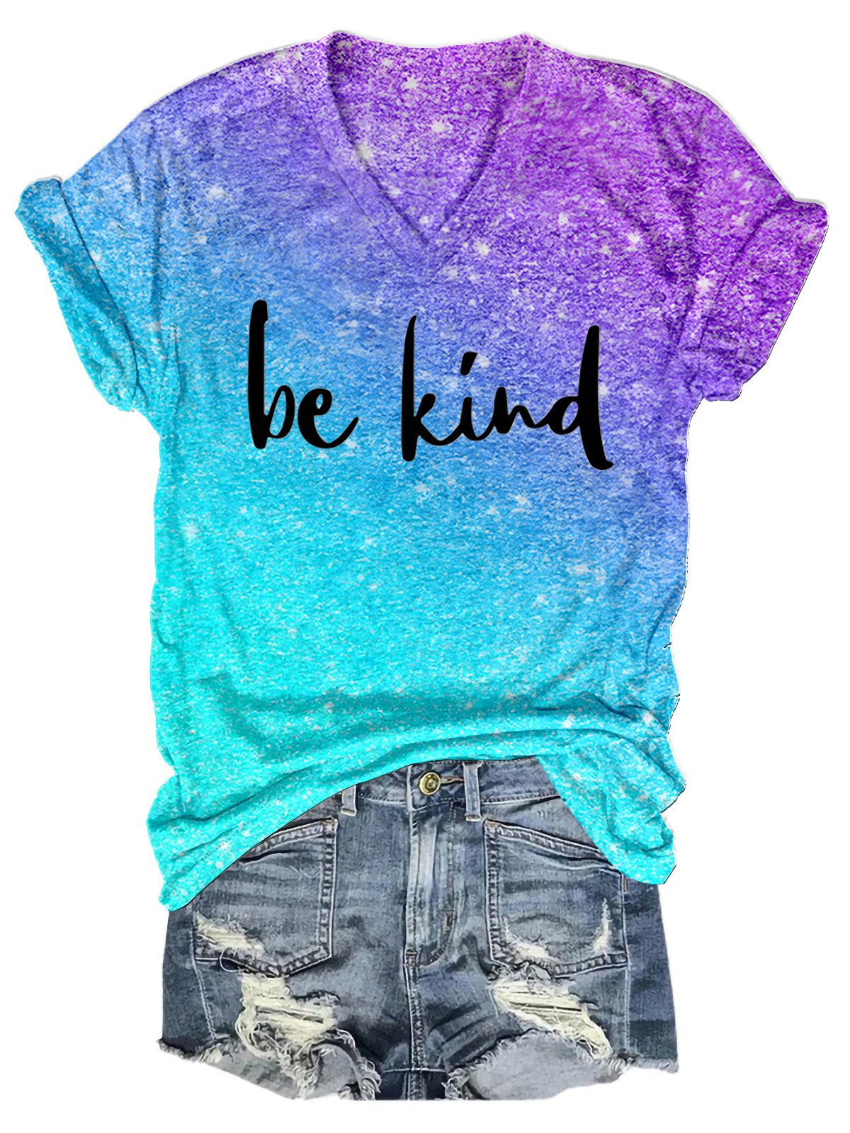 Women's Be Kind Print Casual T-shirt