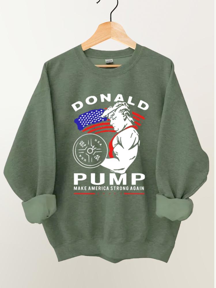 Make America strong again Vintage Gym Sweatshirt