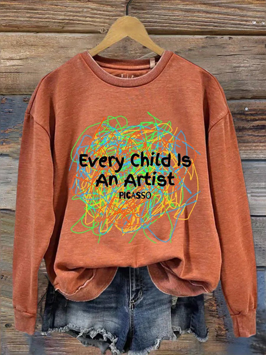 Children are artists Kindergarten Teacher Gifts  Casual  Sweatshirt