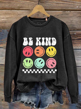 Retro Be Kind Teacher Gifts Casual Sweatshirt
