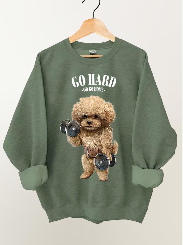 Go hard or go home Vintage Gym Sweatshirt
