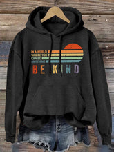 Women's Men's Unisex Be Kind Suicide Prevention Day Print Casual Sweatshirt