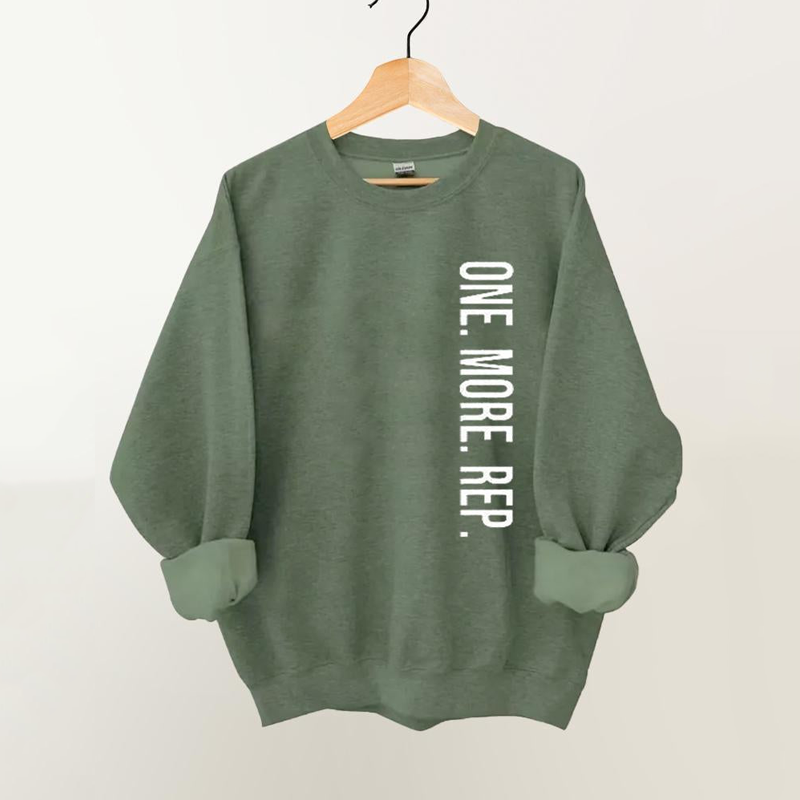 One. More. Rep. Vintage Gym Sweatshirt