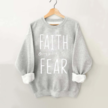 Faith Over Fear Vintage Gym Sweatshirt