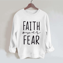 Faith Over Fear Vintage Gym Sweatshirt