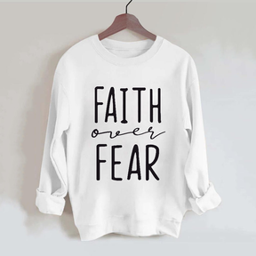 Faith Over Fear Vintage Gym Sweatshirt