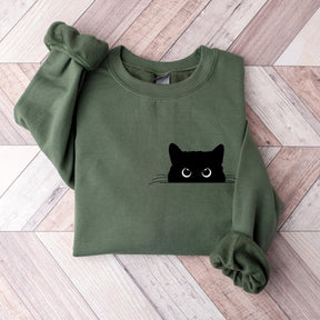Cute Black Cat Sweatshirt