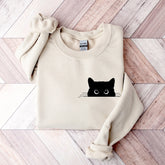 Cute Black Cat Sweatshirt