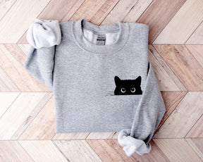 Cute Black Cat Sweatshirt