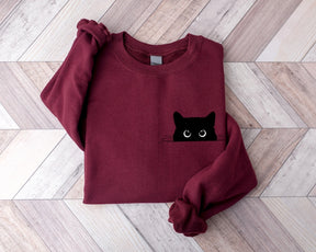 Cute Black Cat Sweatshirt