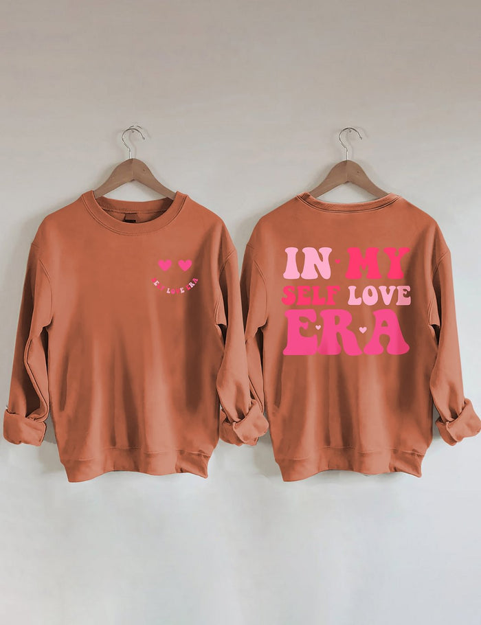 In My Self Love ERA 2-sided Printed Sweatshirt