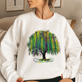 Mardi Gras Tree Sweatshirt