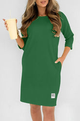 Women's Round Neck Casual Dress (Buy 2 Free Shipping)