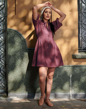 Utility Cinched Zip Dress (Buy 2 Free Shipping)