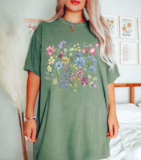 Flower Shirt Gift For Her Wild Flower Shirt