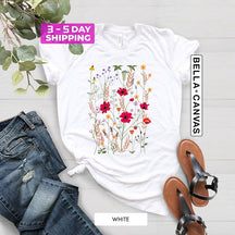 Flower Shirts Aesthetic Wild Flower Shirt