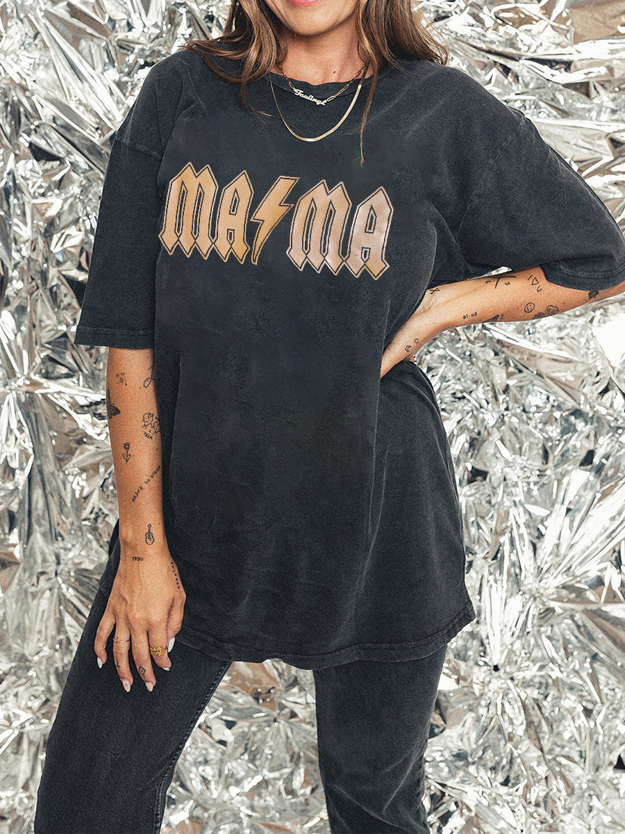 Vintage Rock Out Mama   Tee