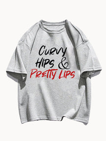 Curvy Hips And Pretty Lips Tee