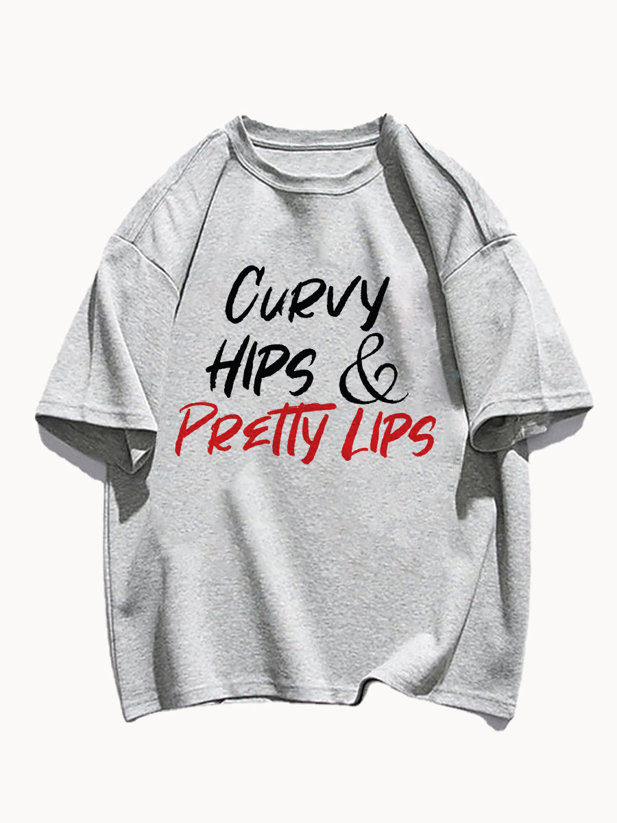 Curvy Hips And Pretty Lips Tee