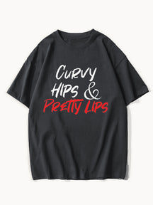 Curvy Hips And Pretty Lips Tee