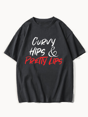 Curvy Hips And Pretty Lips Tee